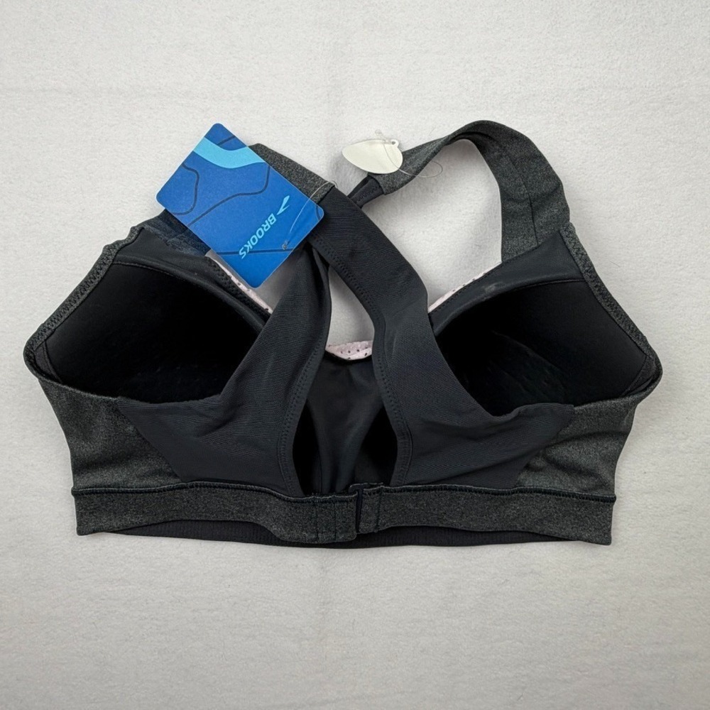 Brooks Sports Bra M UpHold Crossback High Impact Support Running Gym L300634610 - Picture 2 of 11